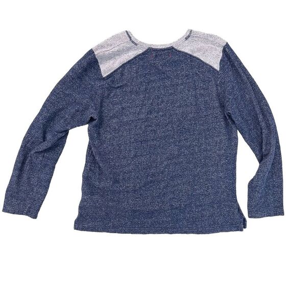 Tommy Bahama‎ Sweater Mens XL Cotton Crew Neck Pullover Raglan Casual Blue - Picture 4 of 8